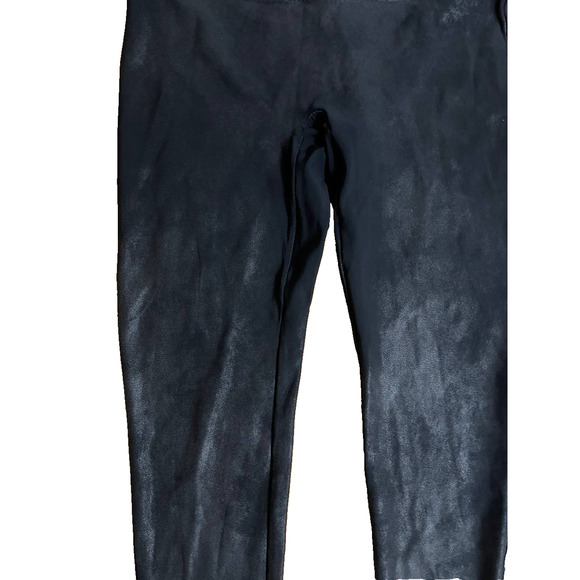 Spanx Leggings Women Black Shimmer Metallic leggings Size 2X A001894 - Picture 2 of 8